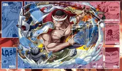 One Piece OP Playmat White Beard TCG CCG Playmat Custom Card Mat Game Desk - Image 1