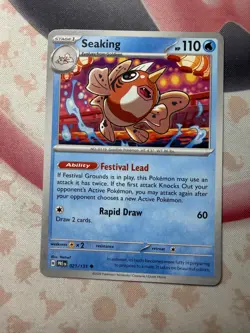 Seaking Uncommon SV: Prismatic Evolutions 021/131 NM English Pokemon Card - Image 1