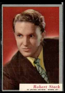1953 Topps Who-Z-at Stars Robert Stack VG Set Break #75 - Image 1