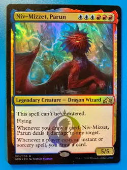 MTG 1x FOIL Niv-Mizzet, Parun 192 Guilds of Ravnica Magic the Gathering x1 NM - Image 1