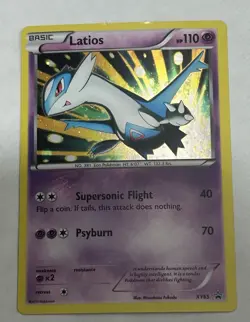 Latios XY65 Pokemon TCG XY Black Star Promo Cosmos Holo #XY65 - LP - Image 1