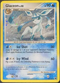 Glaceon - (DP Majestic Dawn) 020/100 Deck Exclusives Holo - Pokemon Card - Image 1