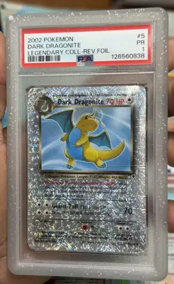 Pokemon TCG Dark Dragonite 5/110 Legendary Collection PSA 1 FREE SHIPPING!!! - Image 1