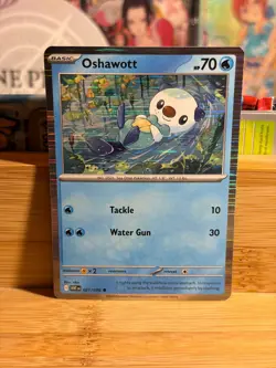 OSHAWOTT 021/086 White Flare'Poster Collection' Promo Tinsel Holo Pokemon TCG NM - Image 1