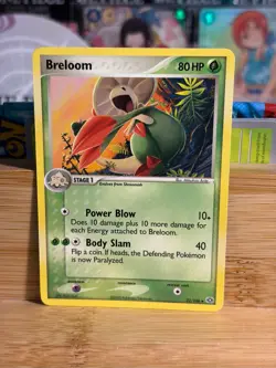 BRELOOM 22/106 EX Emerald Unlimited Vintage Regular Pokemon TCG Near Mint - Image 1