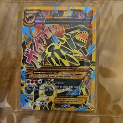 Pokemon Primal Groudon EX Full Art Ultra Rare Holo 97/98 XY 240 HP - Image 1
