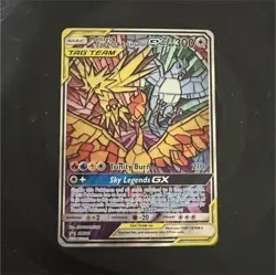 Pokemon Moltres & Zapdos & Articuno GX SM210 TAG TEAM Promo Holo 300 HP - Image 1