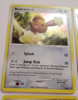 Lot Of 4 Holo Buneary DP06 Basdiodon 21/123 Ambipom 3/123 Gible 85/123 Pokemon - Image 2