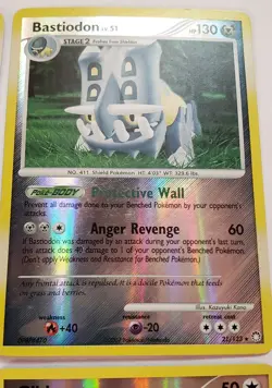 Lot Of 4 Holo Buneary DP06 Basdiodon 21/123 Ambipom 3/123 Gible 85/123 Pokemon - Image 3