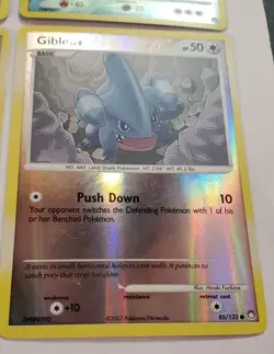 Lot Of 4 Holo Buneary DP06 Basdiodon 21/123 Ambipom 3/123 Gible 85/123 Pokemon - Image 5