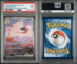2023 POKEMON MEW EN-151 SPECIAL ILLUSTRATION RARE #199 CHARIZARD EX PSA 9 Mint - Image 3