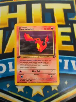 Pokemon Team Rocket 1st Edition Charmander 50/82 NM - Image 1