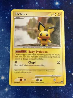 Pokemon Tcg Pichu 93/123 - Mysterious Treasures - Non Holo MP - Image 2