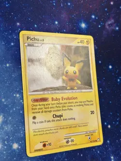 Pokemon Tcg Pichu 93/123 - Mysterious Treasures - Non Holo MP - Image 3
