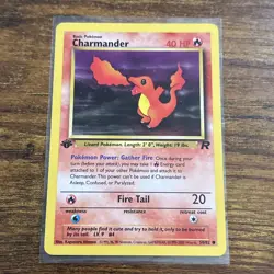 Pokemon TCG Charmander Team Rocket 1st Edition 50/82 LP - Image 1