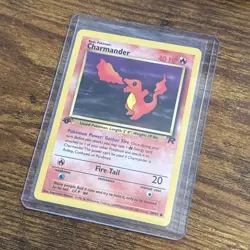Pokemon TCG Charmander Team Rocket 1st Edition 50/82 LP - Image 3