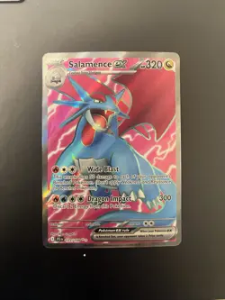 Salamence ex 177/159 Sv09: Journey Together EX Ultra Rare Holo 320HP Pokemon TCG - Image 1
