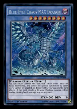 Blue-Eyes Chaos MAX Dragon MVP1-ENS04 SCR The Dark Side of Dimensions Yu-Gi-Oh - Image 1
