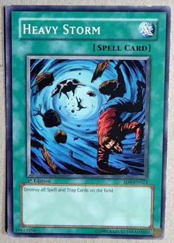 Heavy Storm - SD6-EN023 - 1st Ed. - Common - Yu-Gi-Oh! - MP - Image 1