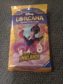 Lorcana - Into The Inklands ~ Sealed Booster Pack ~ Disney ~ Jafar Artwork!! - Image 1