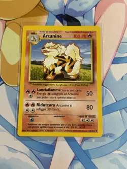 Arcanine 1999 Vintage WotC Regular Unlimited Pokemon Card 23/102 (NM) - Image 1
