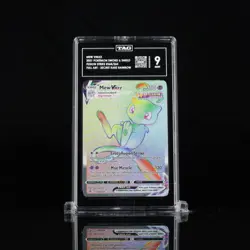 Pokemon Mew VMAX 2021 Fusion Strike Rainbow Secret Rare Card 268/264 TAG 9 - Image 1
