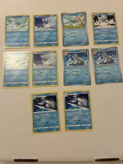 Lot Of 10 Cubchoo and Beartic Pokemon Cards - Image 1