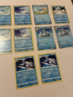 Lot Of 10 Cubchoo and Beartic Pokemon Cards - Image 2