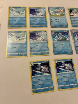 Lot Of 10 Cubchoo and Beartic Pokemon Cards - Image 3