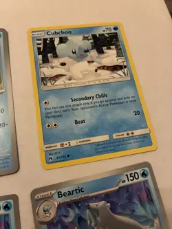 Lot Of 10 Cubchoo and Beartic Pokemon Cards - Image 5