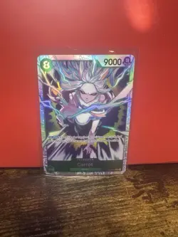 One Piece CCG Carrot Character Card EB04-013 Holo 9000 Power - Image 1
