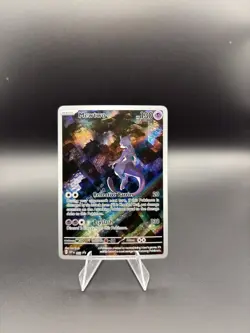 Pokemon Mewtwo SVP 052 Black Star Promo Scarlet and Violet Card - Image 1