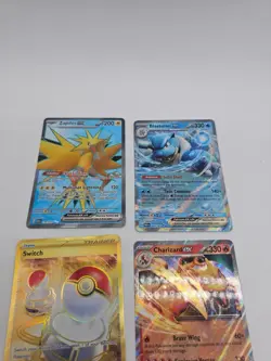 Pokemon 151 4 X card lot english - Image 1