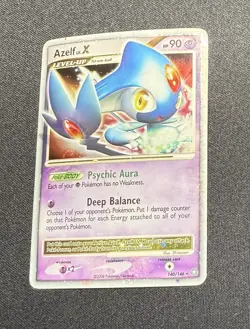 Pokemon Azelf LV.X Legends Awakened 140/146 Ultra Rare Holo Card - Well Loved - Image 1
