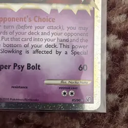 Slowking Prime 85/90 – Undaunted – Holo Rare – MP Pokemon Card - Image 4