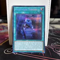 1ST EDITION NIGHTMARE THRONE 2025 MP25-EN072 YUGIOH CARD (NM) - Image 1