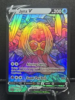 Jynx CUSTOM Stained Glass Holo Card -Display Only - Image 1