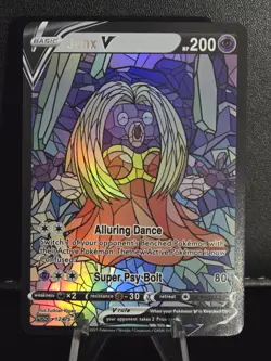 Jynx CUSTOM Stained Glass Holo Card -Display Only - Image 2