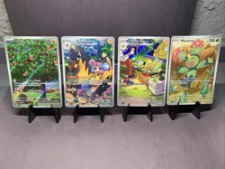 Pokemon TCG Illustration Rare Full Art Holo Rare Lot of 4 Cards Scarlet & Violet - Image 1