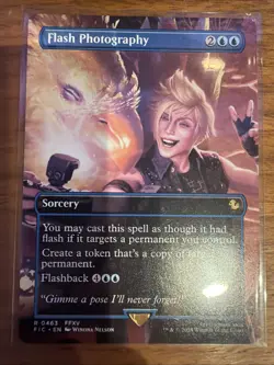 Flash Photography (Borderless) - Commander: FINAL FANTASY Magic: The Gathering - Image 1