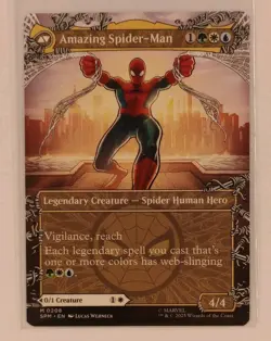 Mtg: Spiderman, Peter Parker/ Amazing Spiderman Mythic Rare 0208 Non Foil - Image 1