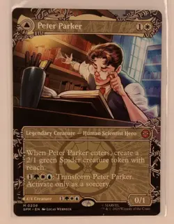 Mtg: Spiderman, Peter Parker/ Amazing Spiderman Mythic Rare 0208 Non Foil - Image 2