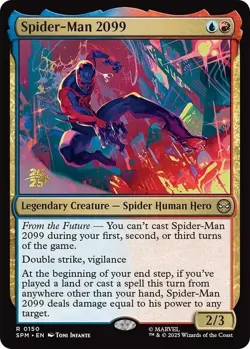 Spider-Man 2099 - Foil - Spider-Man 2099 Rare Magic The Gathering - Image 1