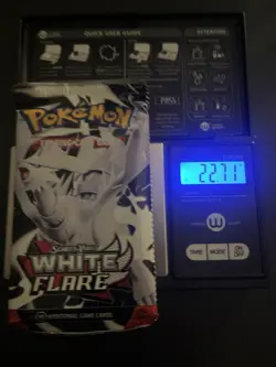 Very Heavy! 22.71g Pokemon TCG SV10.5 White Flare Booster Pack Sealed! - Image 1