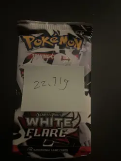 Very Heavy! 22.71g Pokemon TCG SV10.5 White Flare Booster Pack Sealed! - Image 3