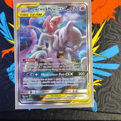 Pokemon Mewtwo & Mew GX SM191 Sm TAG TEAM GX Promo Holo Basic HP 270. MINT - Image 1