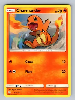 Charmander 7/68 Common Hidden Fates LP - NM Pokemon TCG - Image 1