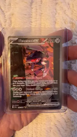 Pokemon Genesect EX 169/086 Sv: Black Bolt Special Illustration Rare Holo 220 HP - Image 1