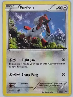 Furfrou 87/106 Pokemon - XY Flashfire MP - Image 1