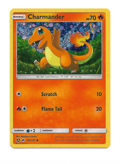 Charmander 18a/147 Alternate Art Promo Cosmos Holo Pokemon TCG - Image 1